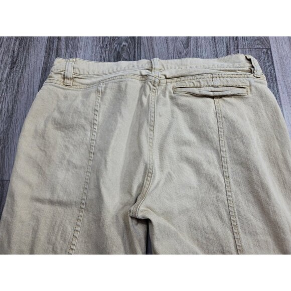 Lauren Ralph Lauren Jeans Womens 8 Beige Straight Leg Zip Pocket Classic Pants - Picture 3 of 11